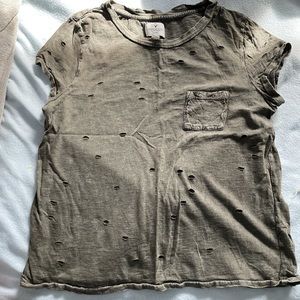 Army green American Eagle t-shirt - xsmall